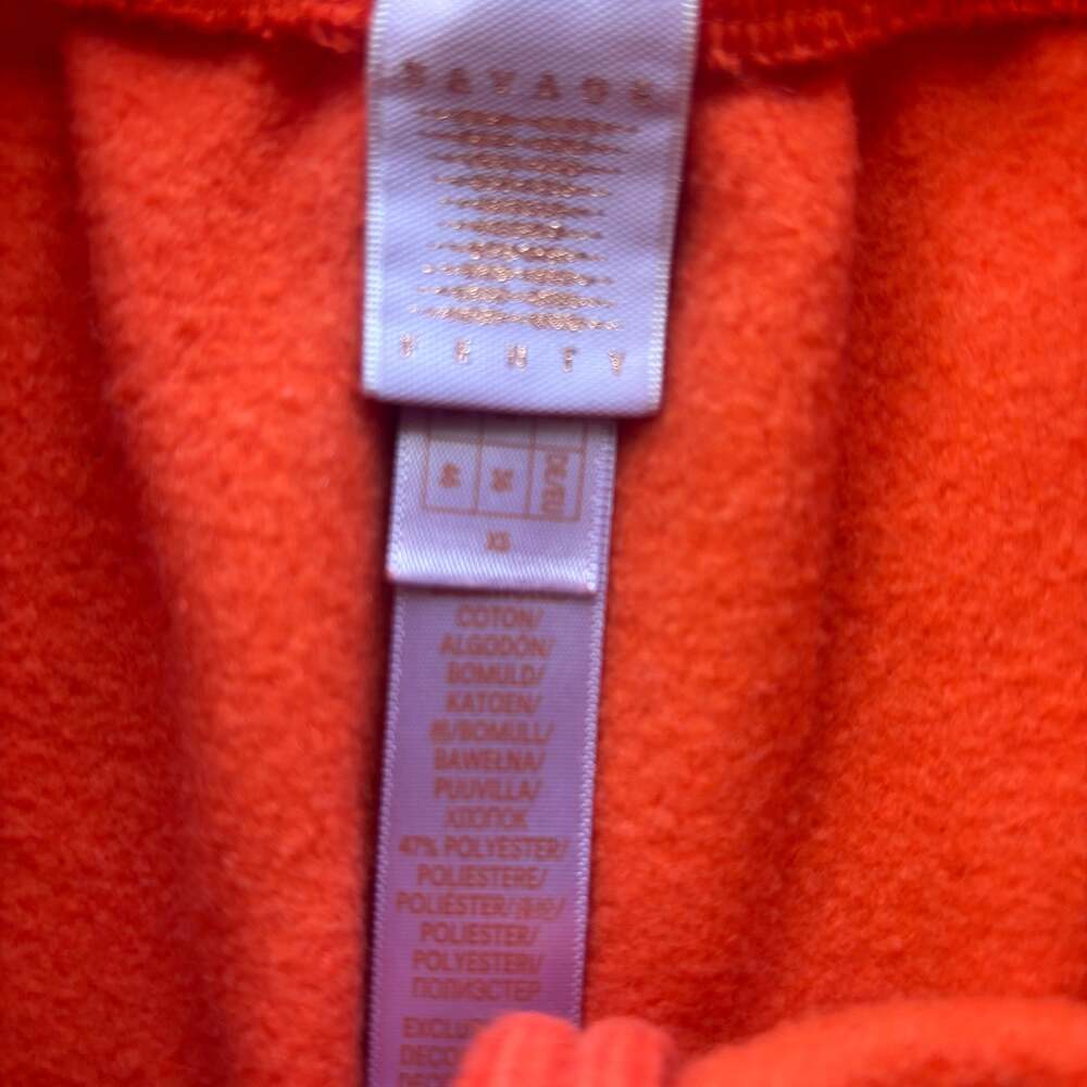 Savage X Fenty Unisex Fleece Jogger Pants in Orange Tempo - Picture 12 of 14